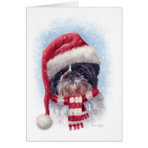 Christmas dog cards
