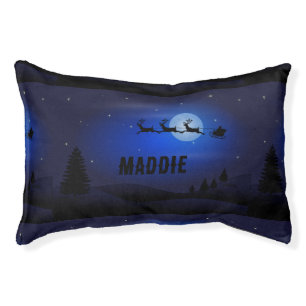 Christmas dog/cat bed. Customizable. Pet Bed