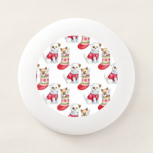 Christmas Dog & Cat Wham-O Frisbee