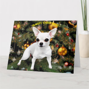  Christmas Dog Chihuahua  Card