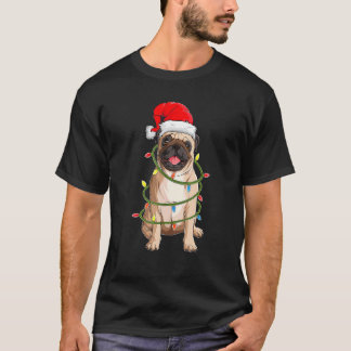 Christmas Dog Christmas Pug Pajama Men Women T-Shirt