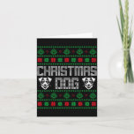 Christmas Dog Dad Sweater Jack Russell Pajama Men  Card