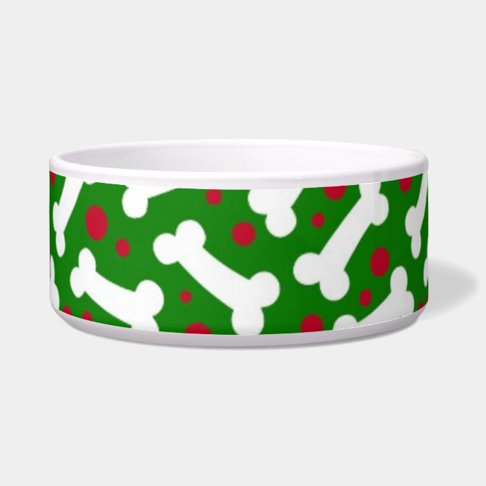 christmas dog bowl