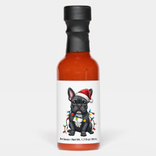 Christmas Dog French Bulldog Xmas Frenchie Hot Sauces