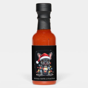 Christmas Dog French Bulldog Xmas Frenchie Men Wom Hot Sauces
