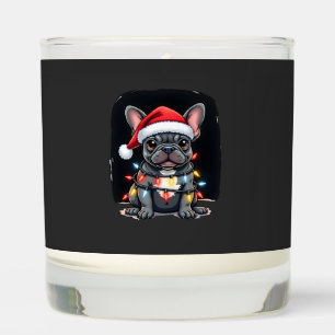 Christmas Dog French Bulldog Xmas Frenchie Men Wom Scented Candle