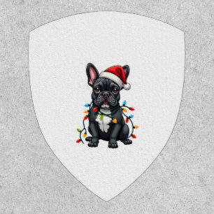 Christmas Dog French Bulldog Xmas Frenchie Patch