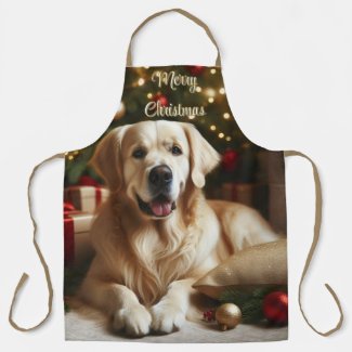 Christmas Dog Golden Retriever 