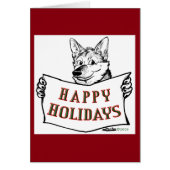 Christmas Dog:  Happy Holidays! (Front)