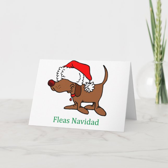 Christmas Dog Holiday Card (Front)