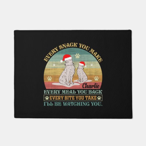 Christmas Dog Lovers Shirt Doormat