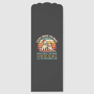Christmas Dog Lovers Snack Watching Bookmarks