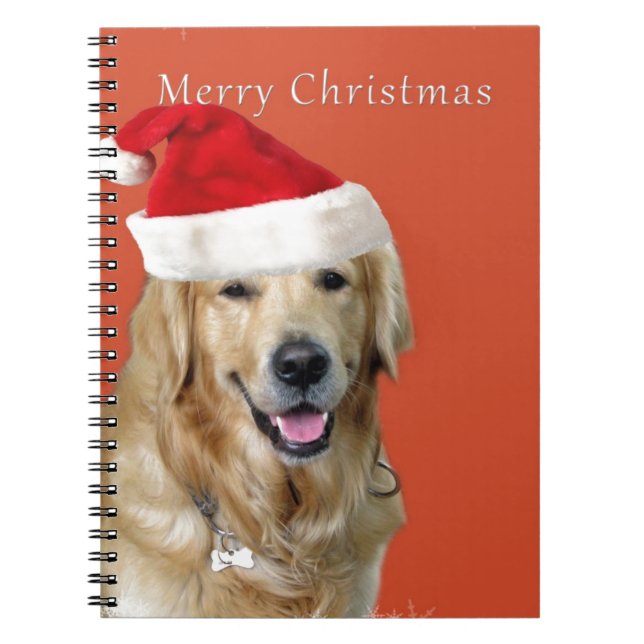 Christmas Dog Notebook (Front)