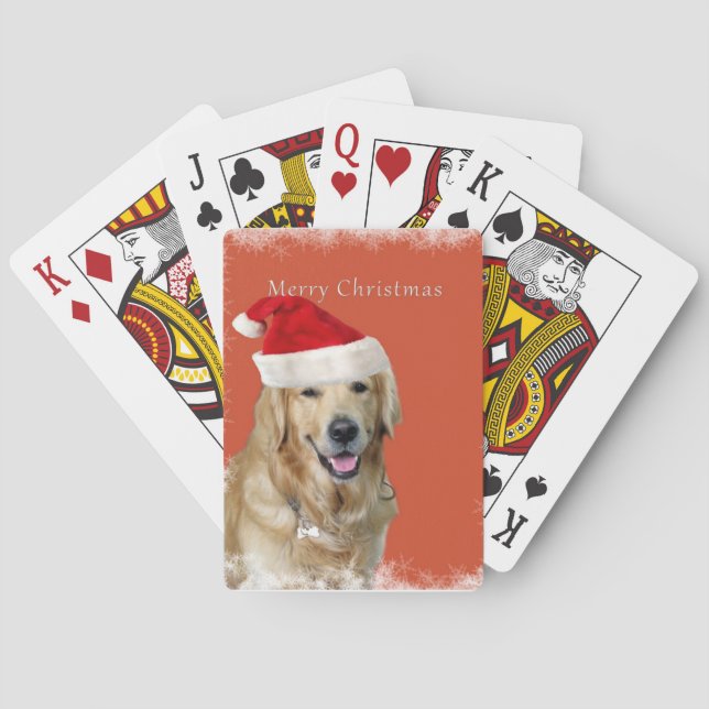 Christmas Dog Poker Cards (Back)