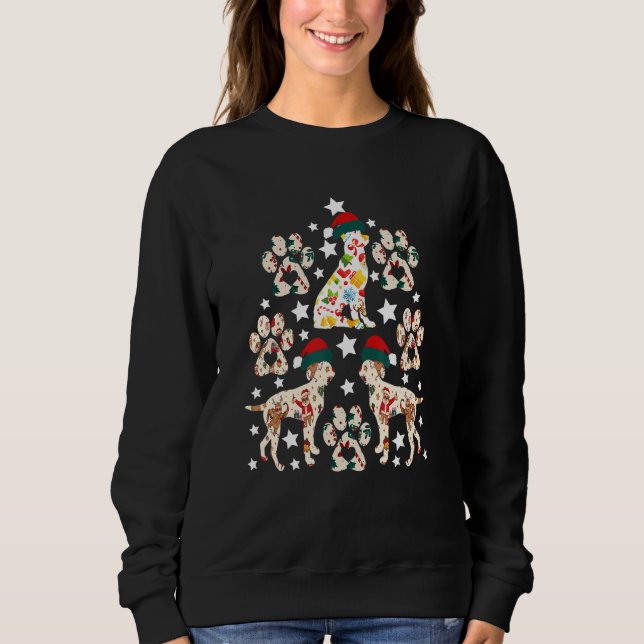 Christmas Dog quote Dog cool Christmas Sweatshirt (Front)