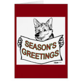 Christmas Dog:  Season's Greetings! (Front)