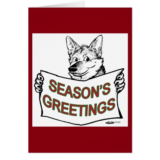 Christmas Dog: Season's Greetings! (Front)