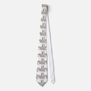 Christmas Dog: Season's Greetings! Neck Tie