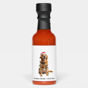 Christmas Dog Shirt, Christmas Golden retriever Pa Hot Sauces