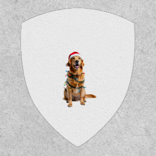 Christmas Dog Shirt, Christmas Golden retriever Pa Patch