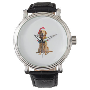 Christmas Dog Shirt, Christmas Golden retriever Pa Watch