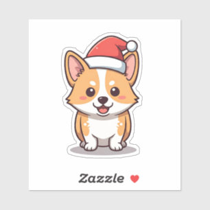 Christmas Dog Sticker