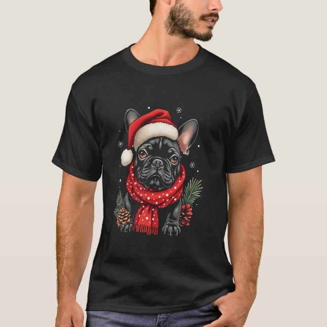 Christmas dog T-Shirt (Front)
