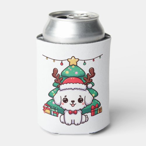 Christmas Doggy _ Xmas puppy   Can Cooler