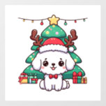 Christmas Doggy - Xmas puppy   Wall Decal