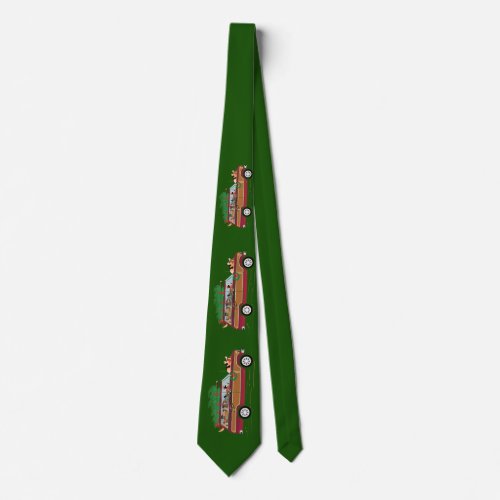 Christmas Dogs Coddiwompling Neck Tie