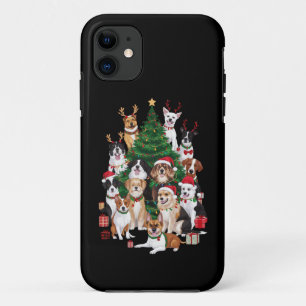 Christmas Dogs Dog Lover Holiday Dog Mom iPhone 11 Case