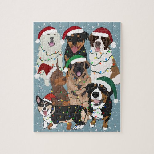 Christmas Dogs  Jigsaw Puzzle