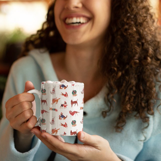 🎅🐶 Christmas Dogs Mug (Christmas Dogs Coffee Mug)
