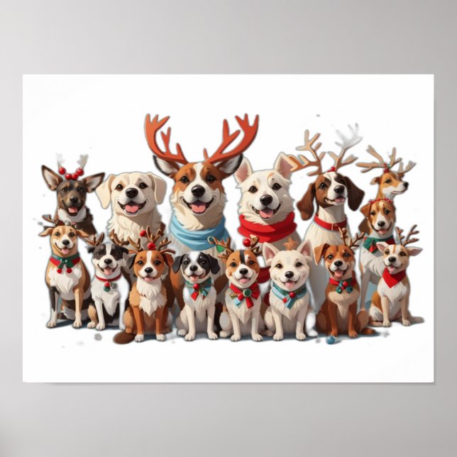 Christmas Dogs Poster (Front)