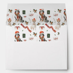Christmas Dogs & Presents 1 Envelope