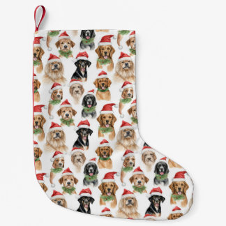Christmas Dogs Small Christmas Stocking
