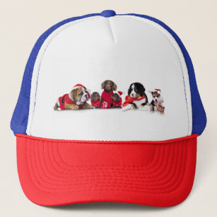 Christmas Dogs Trucker Hat