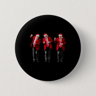 Christmas Donald Trump President 2024 Dancing Button
