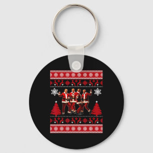 Christmas Donald Trump President 2024 Dancing Funn Keychain