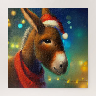 Christmas Donkey (3) Jigsaw Puzzle