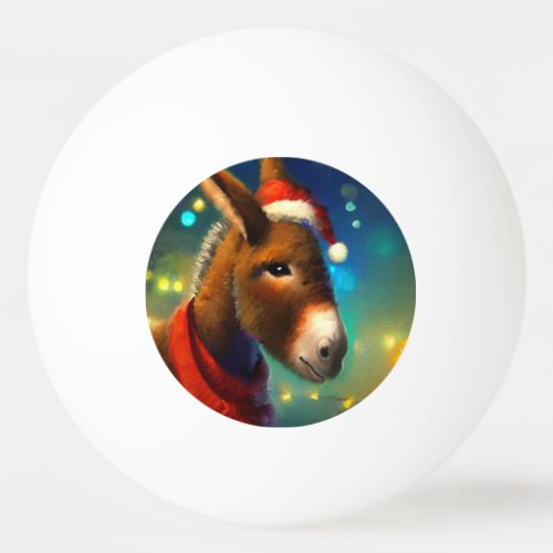 Christmas Donkey 3 Ping Pong Ball