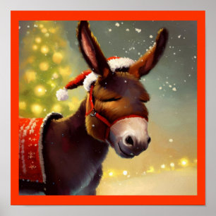 Christmas Donkey 4 Poster