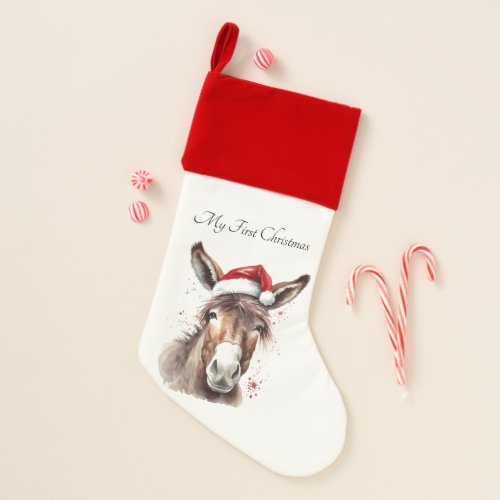 Christmas Donkey  Christmas Stocking