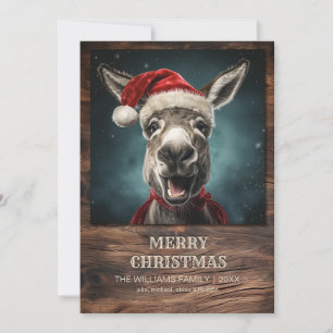 Christmas Donkey Invitation