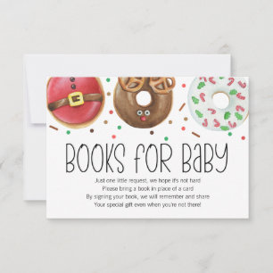 Christmas Donut Baby Sprinkle Books for Baby Card