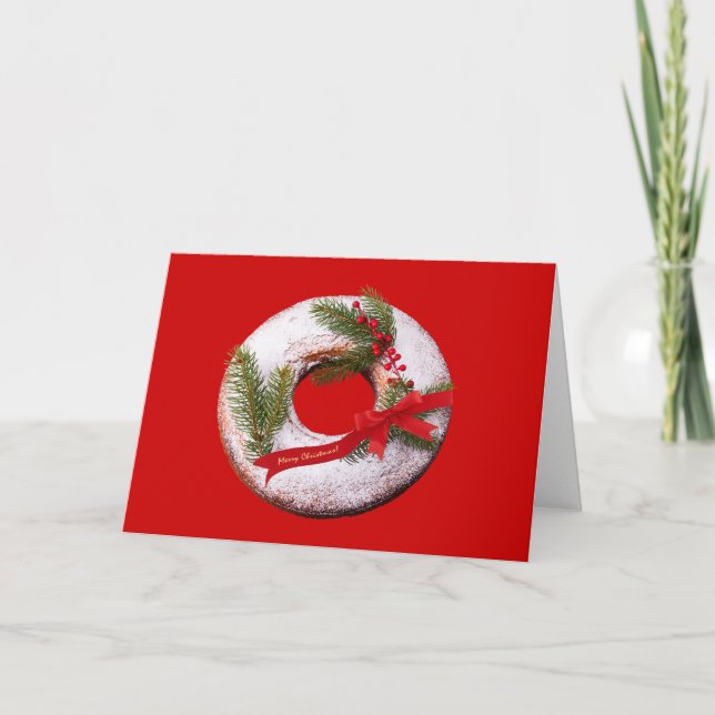 Christmas Donut Holiday Card (Front)