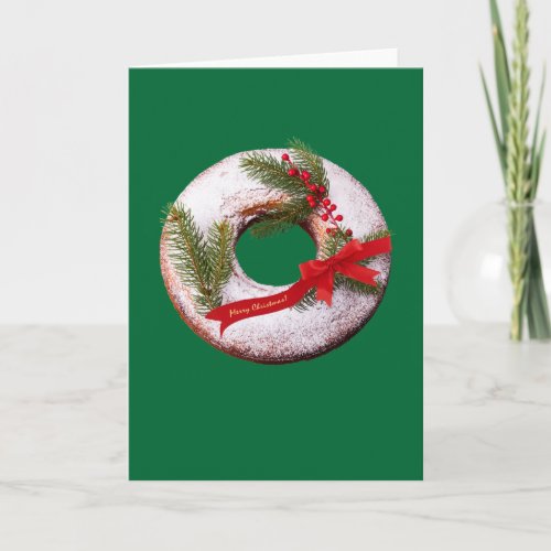 Christmas Donut Holiday Card
