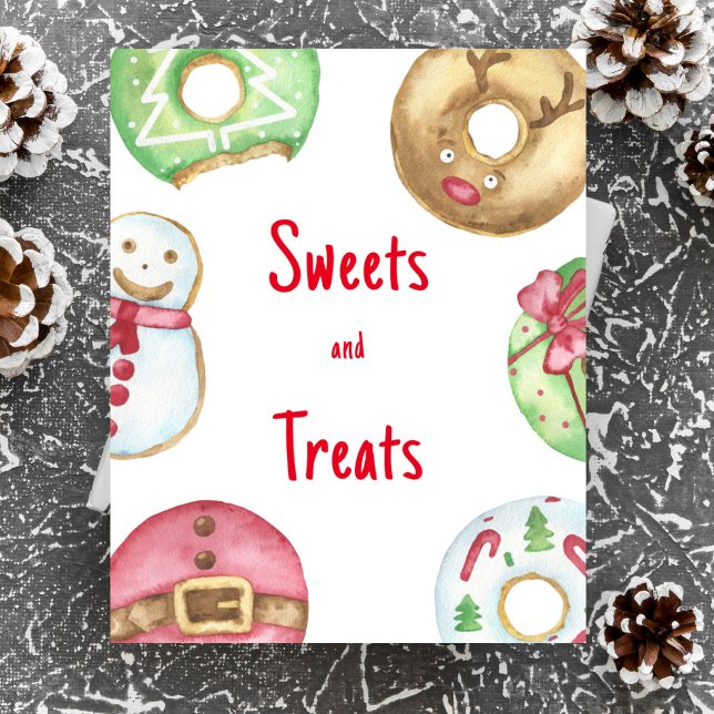 Christmas donuts baby shower Sweets and treats Poster (Creator Uploaded)