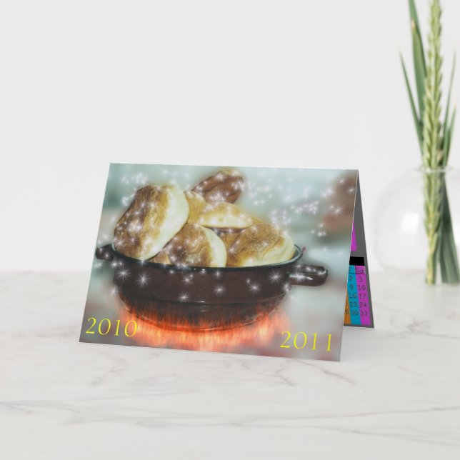 Christmas donuts, Calendar 2011 Holiday Card (Front)