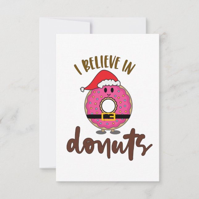 Christmas Donuts Christmas Card (Front)